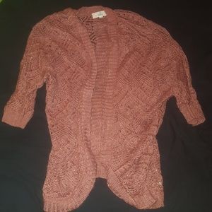 Open Knit Cardigan